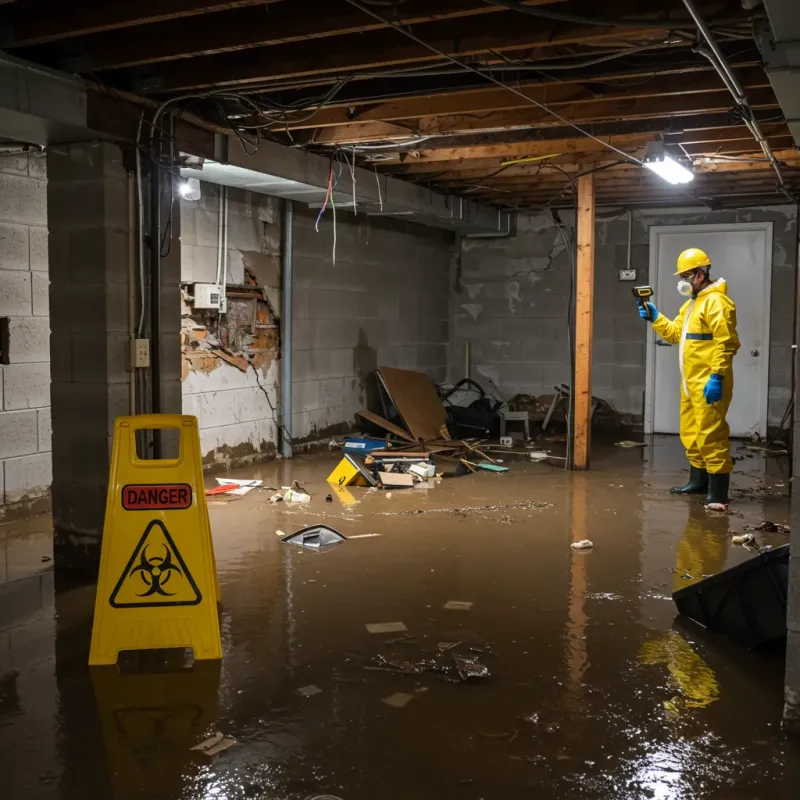 Flooded Basement Electrical Hazard in Hauula, HI Property